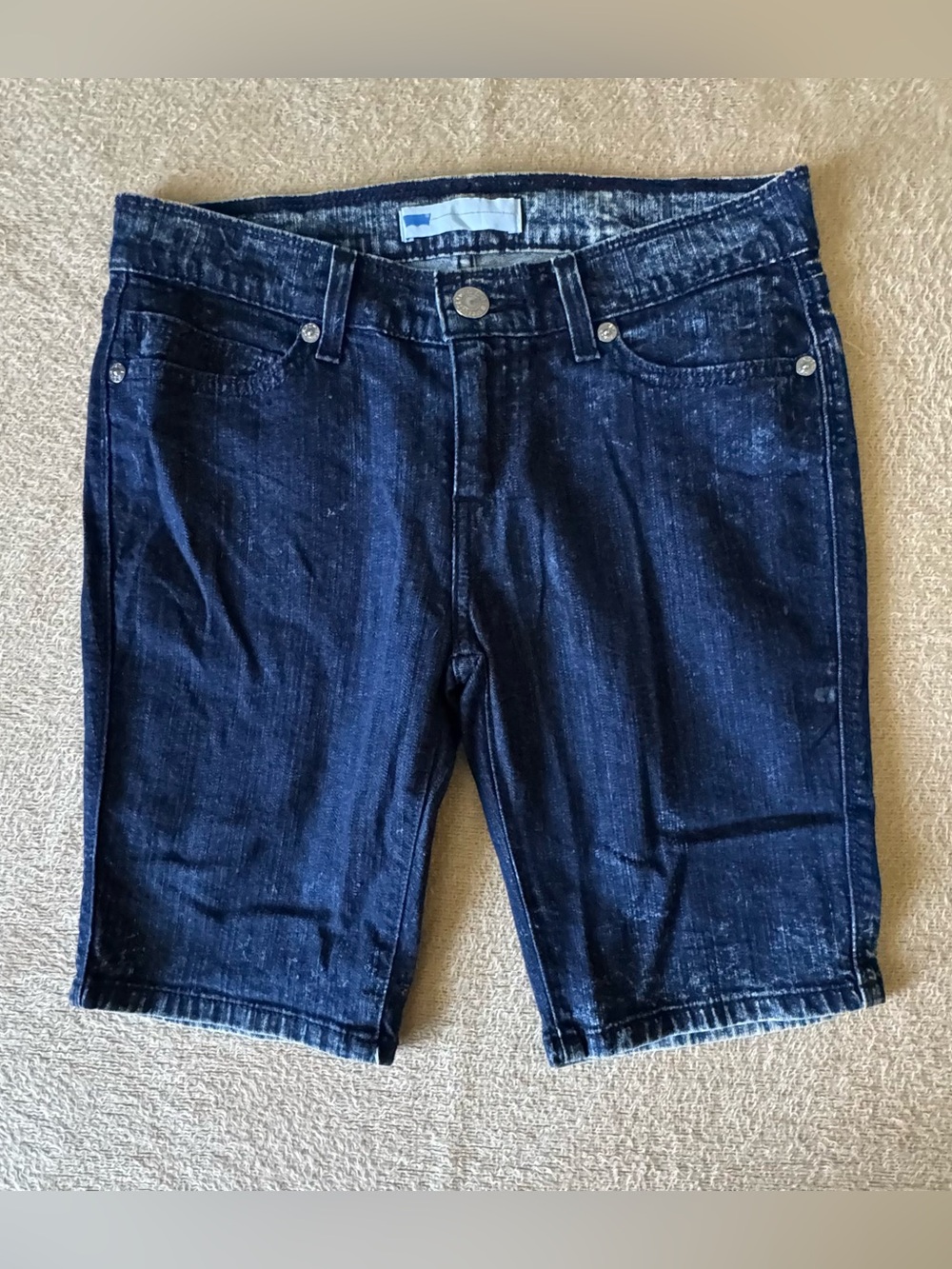 Levi's Dark Blue Denim Women's Shorts